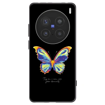 Picasee fekete szilikon tok az alábbi mobiltelefonokra Vivo X200 Pro - Diamanty Black