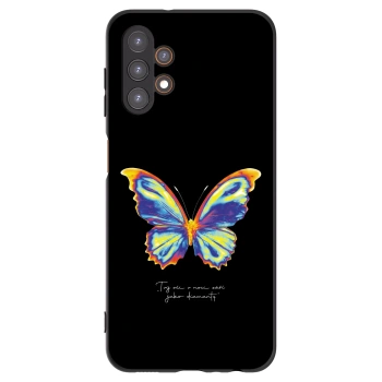 Picasee fekete szilikon tok az alábbi mobiltelefonokra Samsung Galaxy A13 5G - Diamanty Black