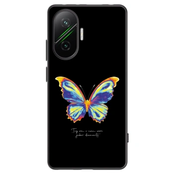 Picasee fekete szilikon tok az alábbi mobiltelefonokra Xiaomi Poco F7 5G - Diamanty Black