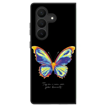 Szilikon tok erre a típusra Samsung Galaxy Z Fold7 5G - Diamanty Black