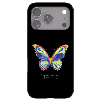 Picasee fekete szilikon tok az alábbi mobiltelefonokra Apple iPhone 17 Pro - Diamanty Black