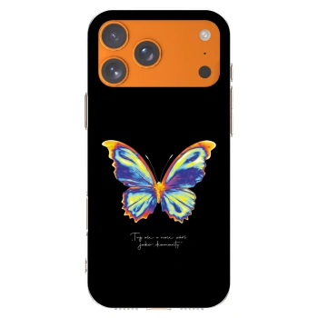 Picasee átlátszó szilikon tok az alábbi mobiltelefonokra Apple iPhone 17 Pro Max - Diamanty Black