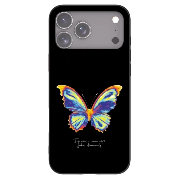 Picasee fekete szilikon tok az alábbi mobiltelefonokra Apple iPhone 17 Pro Max - Diamanty Black