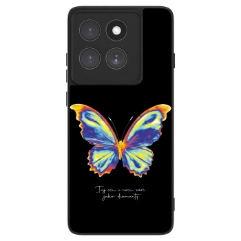Szilikon tok erre a típusra Motorola Edge 60 Pro - Diamanty Black