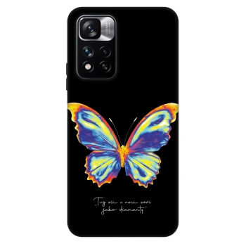 Szilikon tok erre a típusra Xiaomi Redmi Note 11 Pro - Diamanty Black