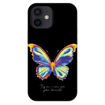 Szilikon tok erre a típusra Apple iPhone 12 mini - Diamanty Black