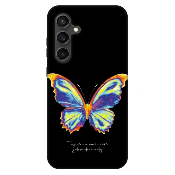 Szilikon tok erre a típusra Samsung Galaxy S24 FE S721B - Diamanty Black