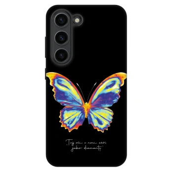 Picasee Fashion Case Samsung Galaxy S23+ 5G - Diamanty Black