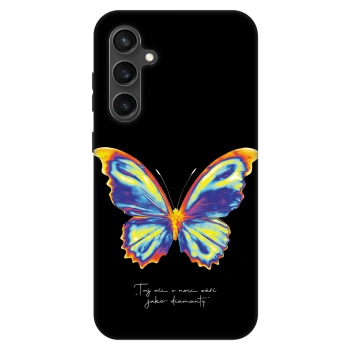 Szilikon tok erre a típusra Samsung Galaxy S23 FE S711B - Diamanty Black