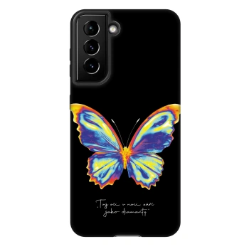 Szilikon tok erre a típusra Samsung Galaxy S21 5G G991B - Diamanty Black