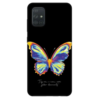 Szilikon tok erre a típusra Samsung Galaxy A71 A715F - Diamanty Black
