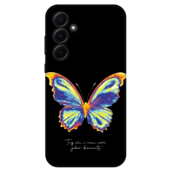 Szilikon tok erre a típusra Samsung Galaxy A55 5G A556B - Diamanty Black