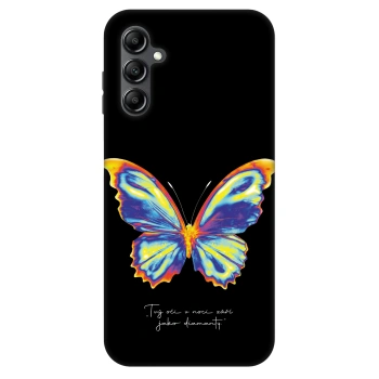 Szilikon tok erre a típusra Samsung Galaxy A14 4G A145R - Diamanty Black