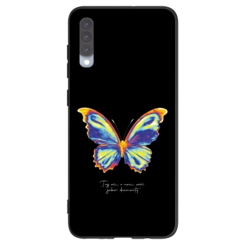 Picasee fekete szilikon tok az alábbi mobiltelefonokra Samsung Galaxy A70 A705F - Diamanty Black