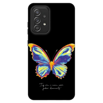 Szilikon tok erre a típusra Samsung Galaxy A52 5G A525F - Diamanty Black