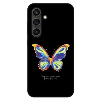 Szilikon tok erre a típusra Samsung Galaxy S24+ S926B 5G - Diamanty Black