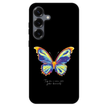 Szilikon tok erre a típusra Samsung Galaxy S25 5G - Diamanty Black