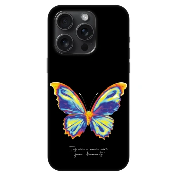 Szilikon tok erre a típusra Apple iPhone 15 Pro - Diamanty Black