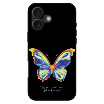 Szilikon tok erre a típusra Apple iPhone 16 - Diamanty Black