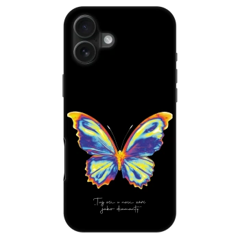 Szilikon tok erre a típusra Apple iPhone 16 Plus - Diamanty Black