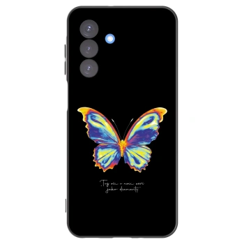 Picasee fekete szilikon tok az alábbi mobiltelefonokra Samsung Galaxy A17 5G - Diamanty Black
