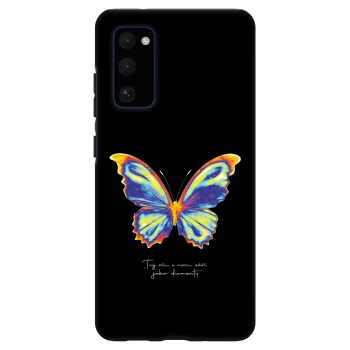 Szilikon tok erre a típusra Samsung Galaxy S20 FE - Diamanty Black