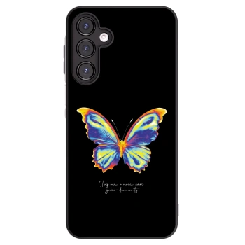 Picasee fekete szilikon tok az alábbi mobiltelefonokra Samsung Galaxy A16 4G - Diamanty Black