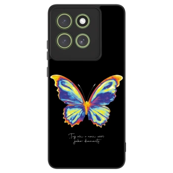 Szilikon tok erre a típusra Motorola Moto G86 Power 5G - Diamanty Black