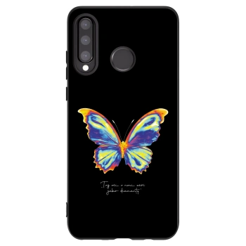 Picasee fekete szilikon tok az alábbi mobiltelefonokra Huawei P30 Lite - Diamanty Black