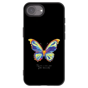 Picasee fekete szilikon tok az alábbi mobiltelefonokra Apple iPhone 17e - Diamanty Black