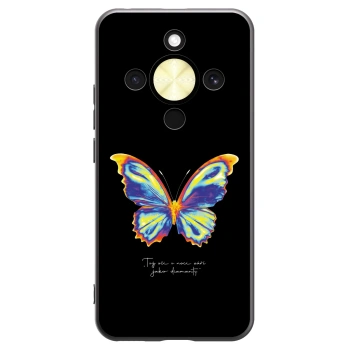 Picasee fekete szilikon tok az alábbi mobiltelefonokra Honor Magic8 Lite 5G - Diamanty Black