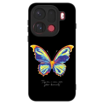 Szilikon tok erre a típusra OPPO Find X9 Pro - Diamanty Black