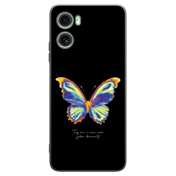 Picasee fekete szilikon tok az alábbi mobiltelefonokra Motorola Moto G06 - Diamanty Black