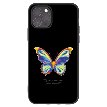 Picasee fekete szilikon tok az alábbi mobiltelefonokra Apple iPhone 11 Pro - Diamanty Black