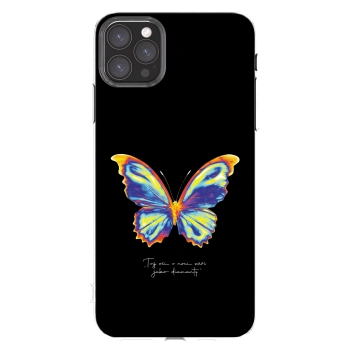 Picasee átlátszó szilikon tok az alábbi mobiltelefonokra Apple iPhone 11 Pro Max - Diamanty Black