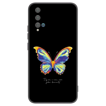 Picasee fekete szilikon tok az alábbi mobiltelefonokra Huawei Nova 5T - Diamanty Black