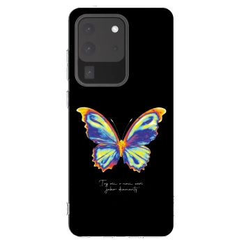 Picasee átlátszó szilikon tok az alábbi mobiltelefonokra Samsung Galaxy S20 Ultra 5G G988F - Diamanty Black