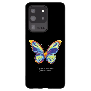 Picasee fekete szilikon tok az alábbi mobiltelefonokra Samsung Galaxy S20 Ultra 5G G988F - Diamanty Black