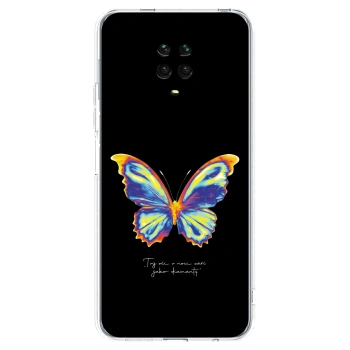 Picasee átlátszó szilikon tok az alábbi mobiltelefonokra Xiaomi Redmi Note 9 Pro - Diamanty Black
