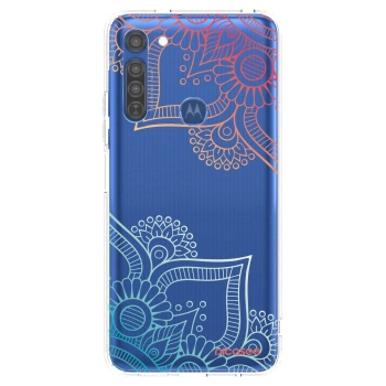Tok az alábbi mobiltelefonokra Motorola Moto G8 - Flowers pattern