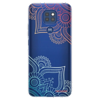 Picasee átlátszó szilikon tok az alábbi mobiltelefonokra Motorola Moto G9 Play - Flowers pattern