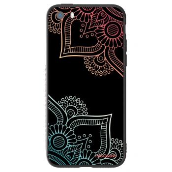 Szilikon tok erre a típusra Apple iPhone 5/5S/SE - Flowers pattern