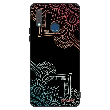 Szilikon tok erre a típusra Huawei P20 Lite - Flowers pattern
