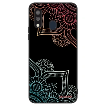 Szilikon tok erre a típusra Samsung Galaxy A40 A405F - Flowers pattern