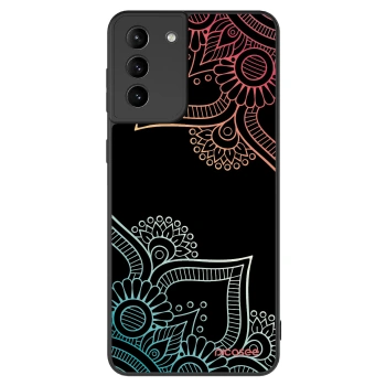 Szilikon tok erre a típusra Samsung Galaxy S21+ 5G G996F - Flowers pattern