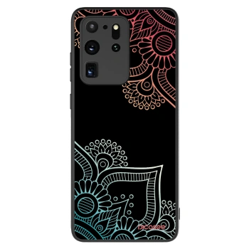 Szilikon tok erre a típusra Samsung Galaxy S20 Ultra 5G G988F - Flowers pattern