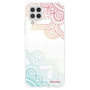 Picasee átlátszó szilikon tok az alábbi mobiltelefonokra Samsung Galaxy A22 A225F 4G - Flowers pattern