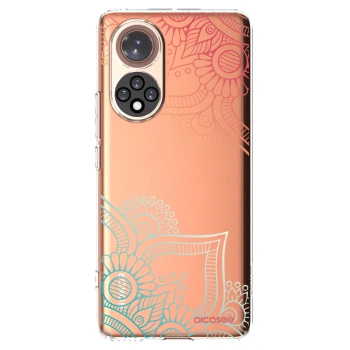 Picasee átlátszó szilikon tok az alábbi mobiltelefonokra Huawei Nova 9 - Flowers pattern