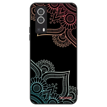 Szilikon tok erre a típusra Vivo Y72 5G - Flowers pattern