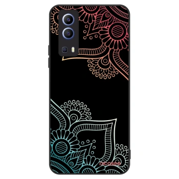 Szilikon tok erre a típusra Vivo Y52 5G - Flowers pattern
